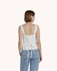 Aureum - Juliette Linen Top