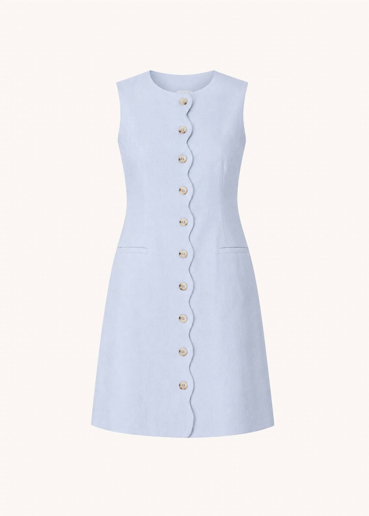 Aureum - Marisol Scalloped Mini Dress