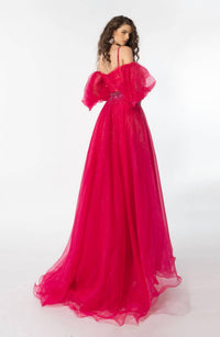 Ava Presley - Off-the-shoulder Gown