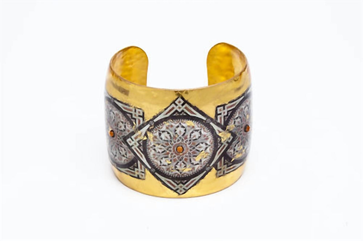 Avenue Chic - Gold Leaf Moors Cuff