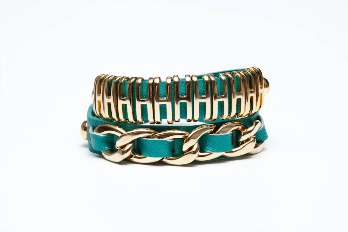 Avenue Chic - H Leather Bracelet