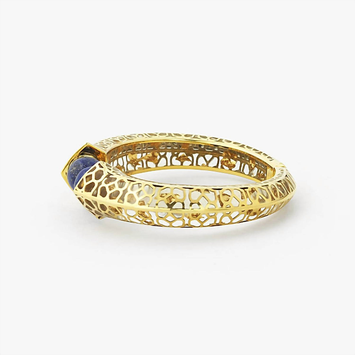 Avenue Chic - Women's Temple Muse Oval Hinge Bangle