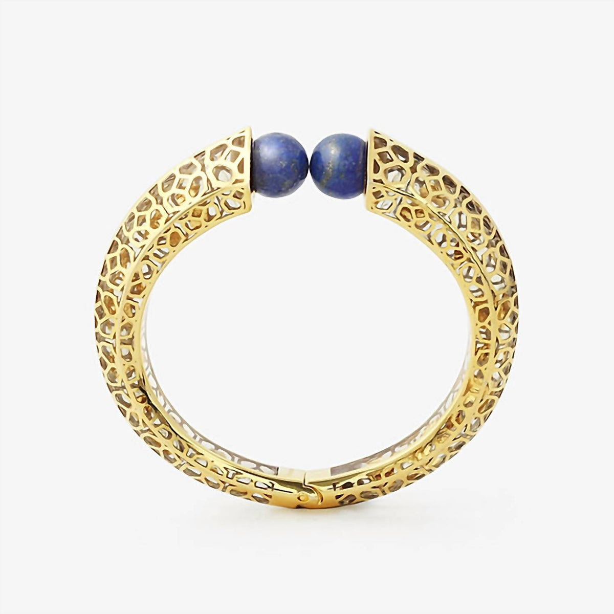 Avenue Chic - Women's Temple Muse Oval Hinge Bangle