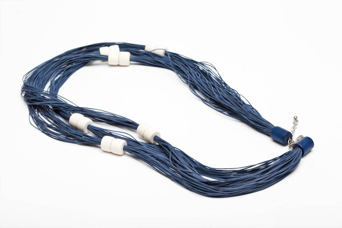 Avenue Chic - Women's Silk Multi Layered Necklace