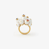 Avenue Chic - Women's Temple Muse Pearl Statement Ring