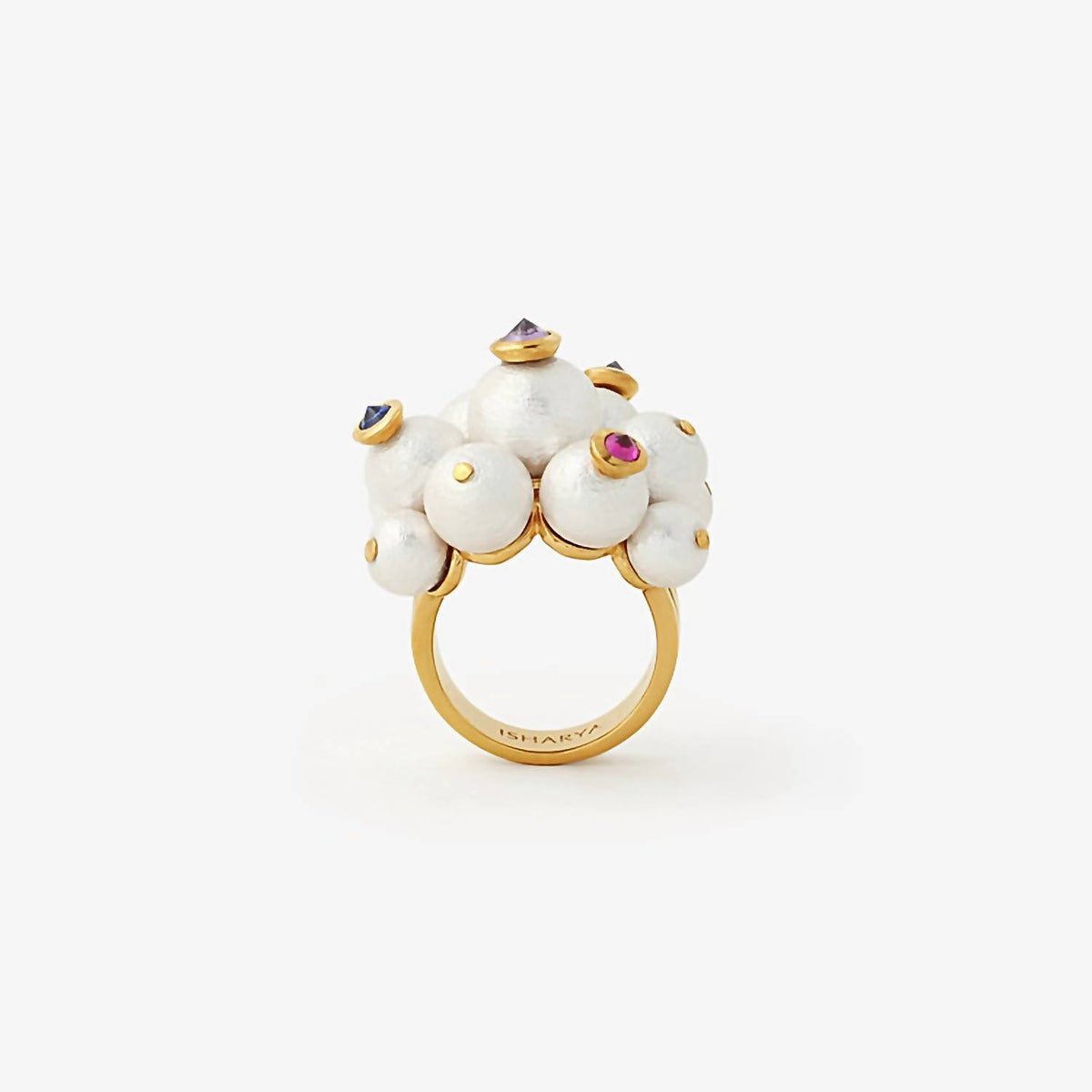 Avenue Chic - Women's Temple Muse Pearl Statement Ring