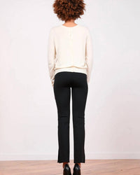 Avenue Montaigne - Gisela Side Slit Boot Leg Pant