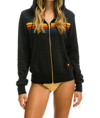 Aviator Nation - 5 Stripe Zip Hoodie