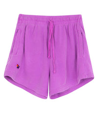 Aviator Nation - Logo Embroidery Lounger Short - clothing - cotton - blend - high - waist