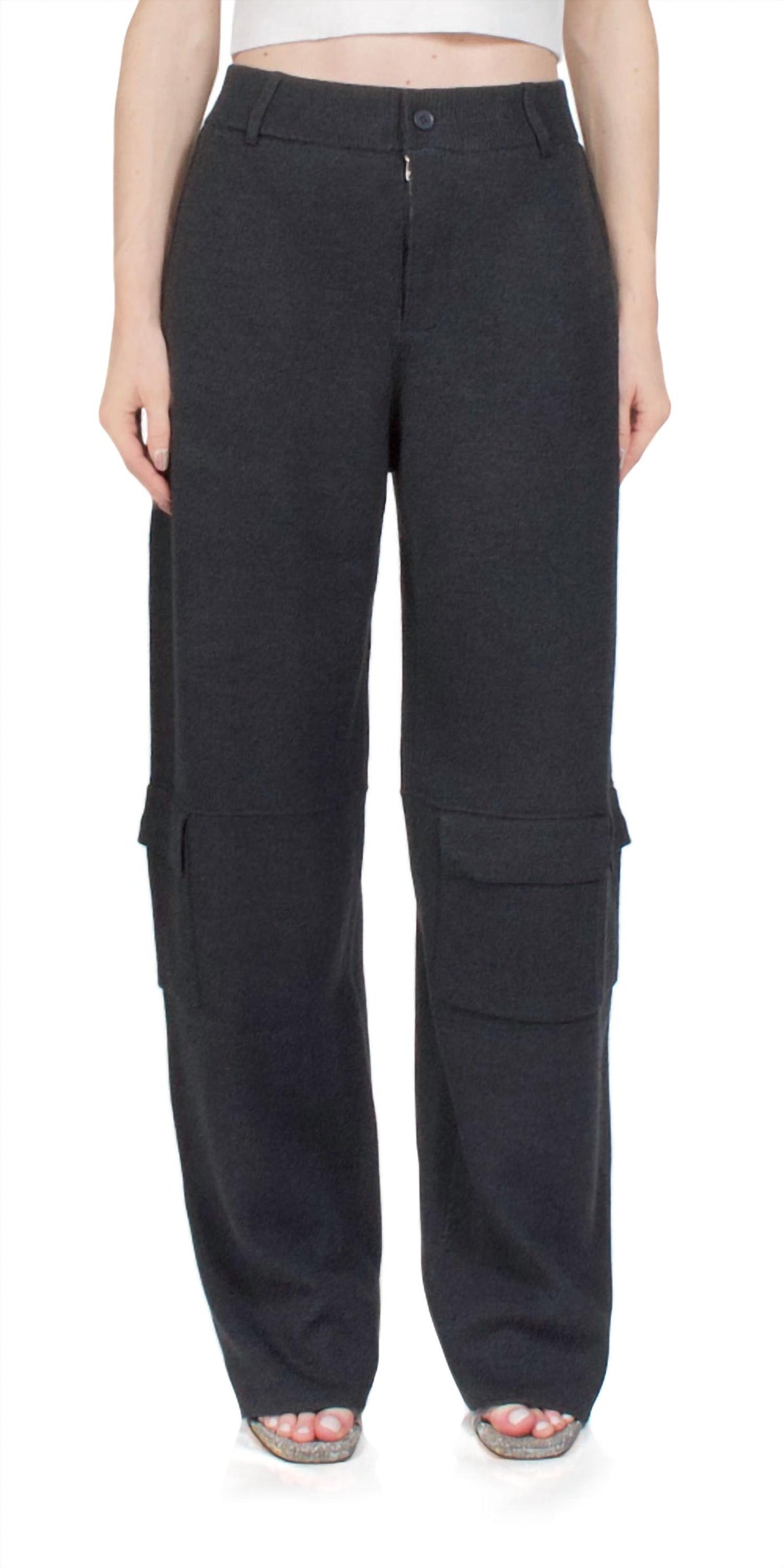 Aya Muse - Knit Cargo Pants