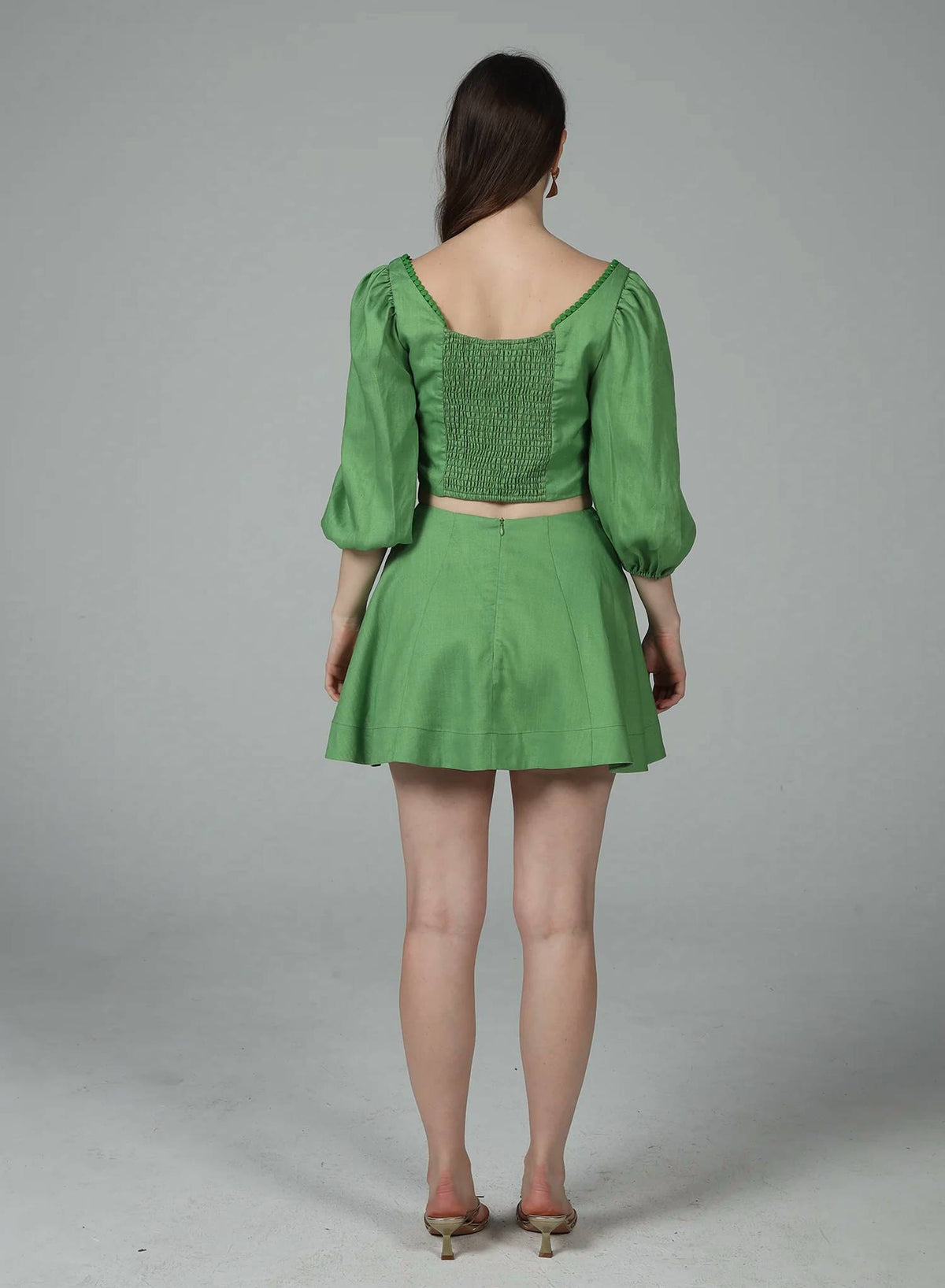 Aylaya - Iris Embroidery Skirt Set