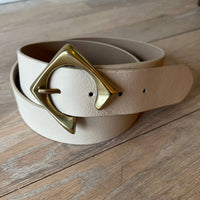 B - Low The Belt - Ethan Belt - accessories - belts - white