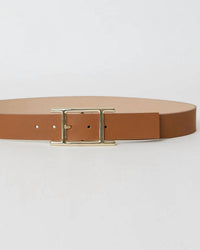 B-Low The Belt - Women's Rectangle Gold Buckle Belt