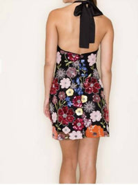 B.Right - Halter Neck Sleeveless Mini Dress