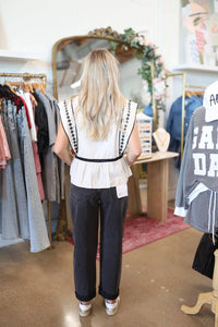 B.Young - Ashlyn Button-down Front Blouse