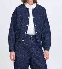 B.Young - Kanilla Textured Denim Jacket