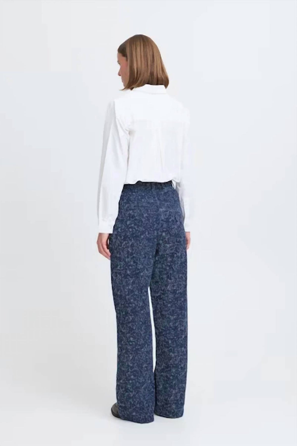 B.Young - Kanilla Textured Denim Trouser