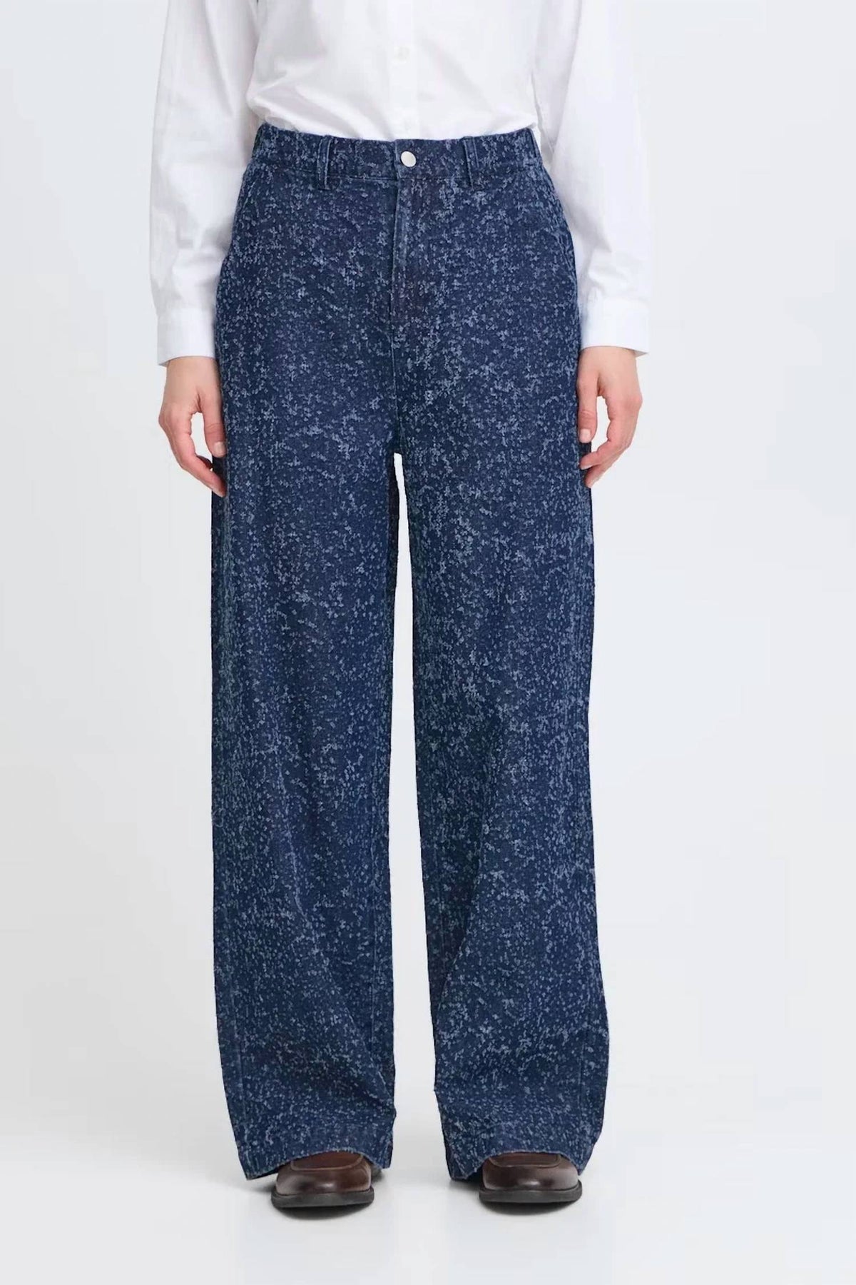 B.Young - Kanilla Textured Denim Trouser