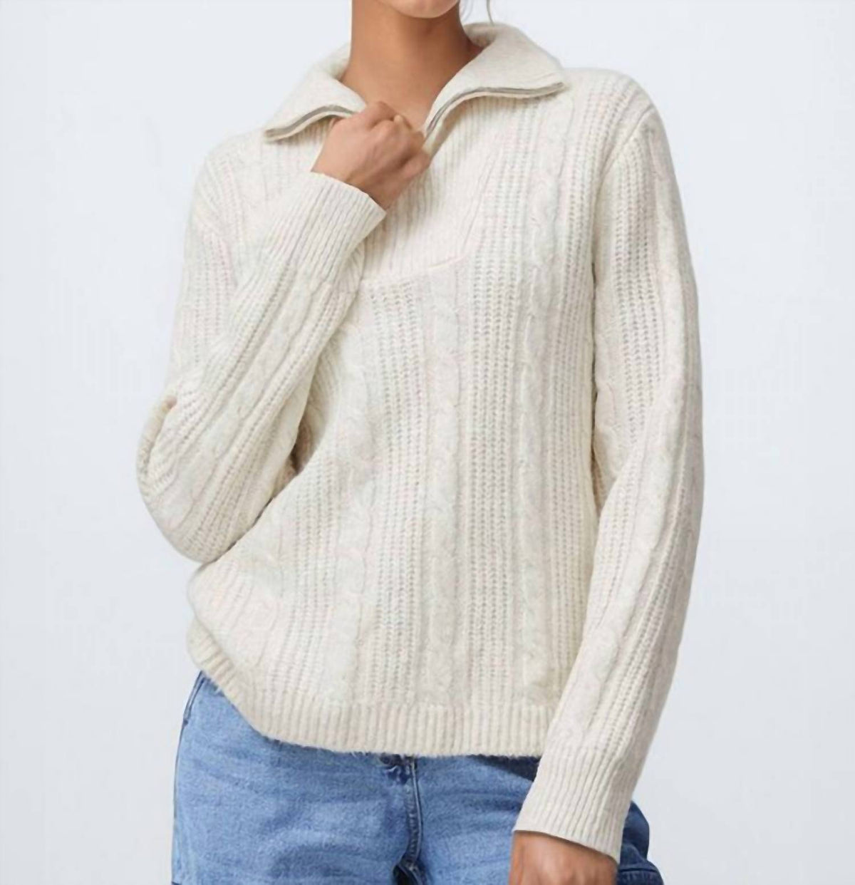 B.Young - Nopa 1/2 zip sweater
