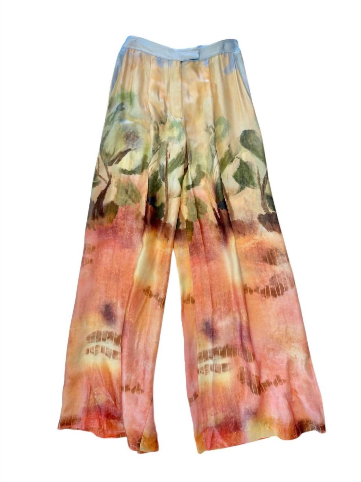 B-Yu - Women's Printed Wide Leg Pants