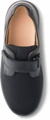 Dr. Comfort Shoes Women's Annie X Diabetic Therapeutic Walking Shoes in black - women's sneaker - detail view