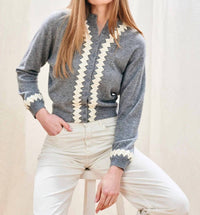 Jumper1234 - Twisted Ribbon Cardigan