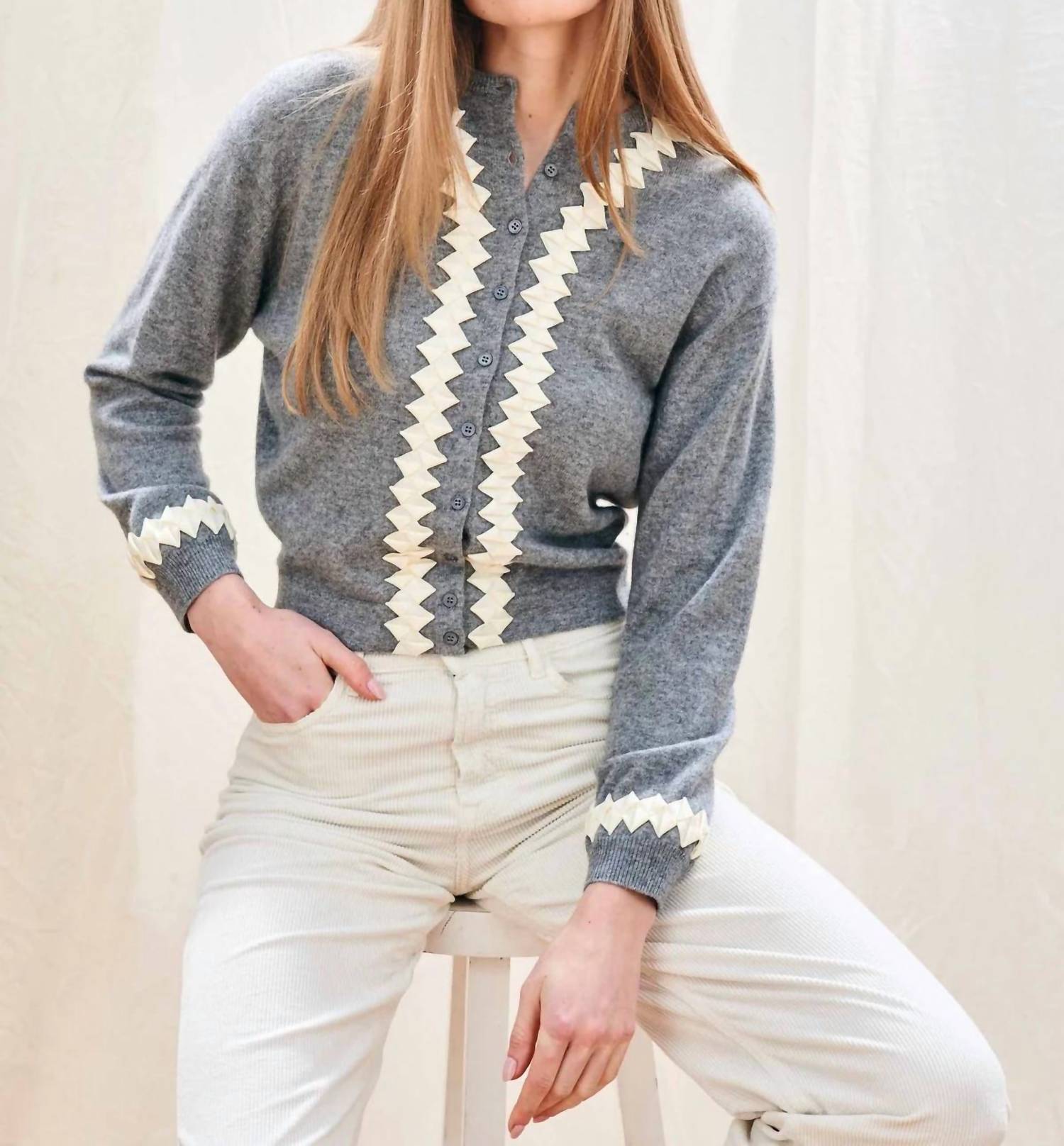 Jumper1234 - Twisted Ribbon Cardigan