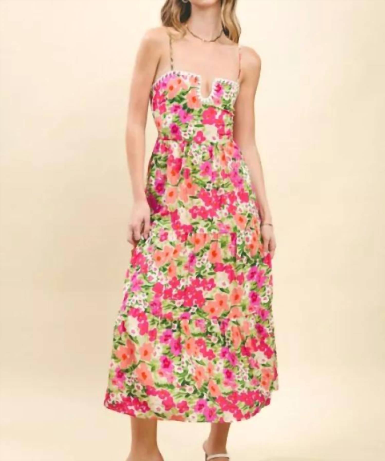Tcec - Sunset Midi Dress