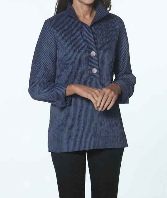 J'Envie/Eli - Long Sleeve Havana Pullover Shirt