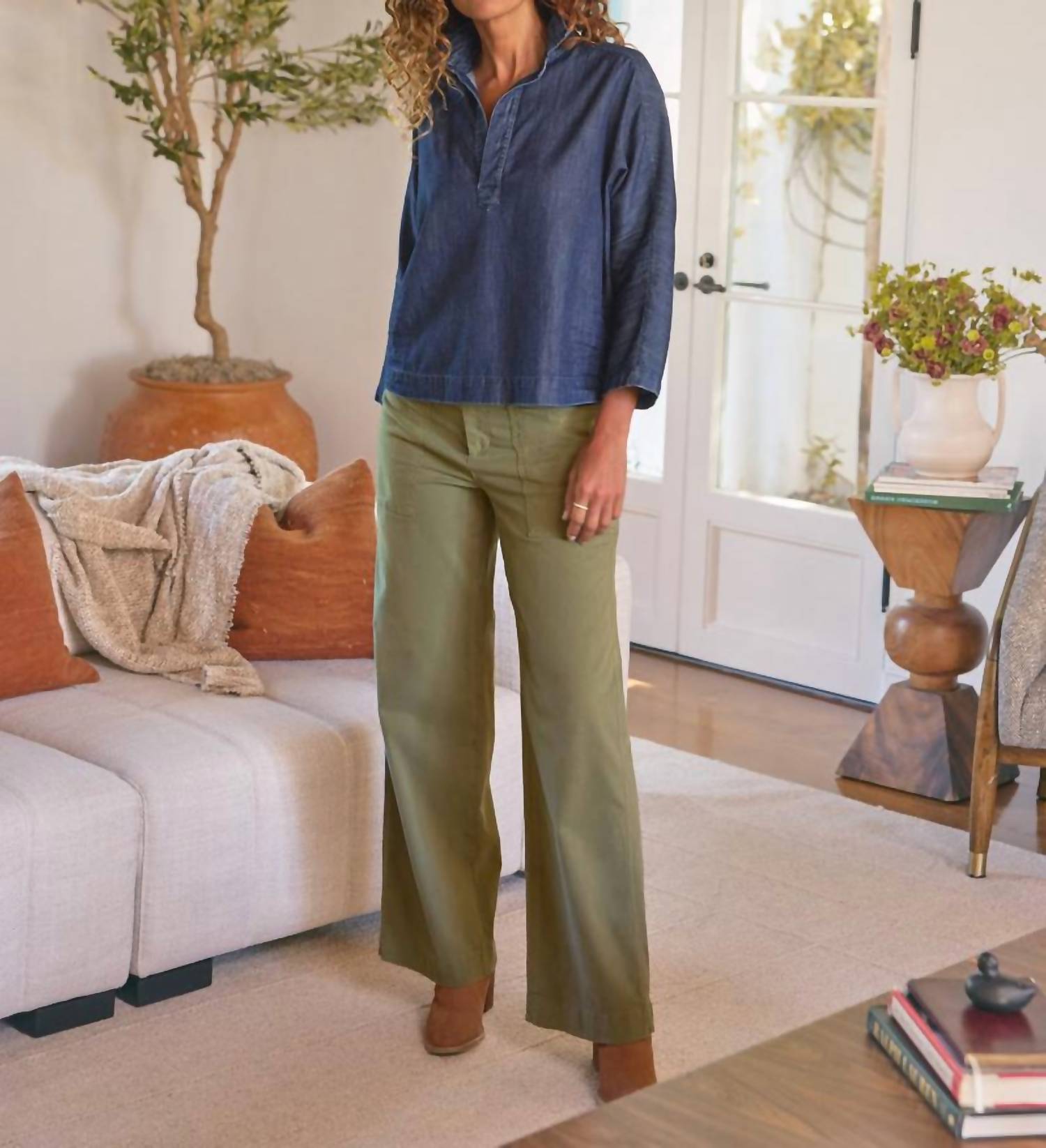 Frank & Eileen - Gabi Denim Popover Shirt
