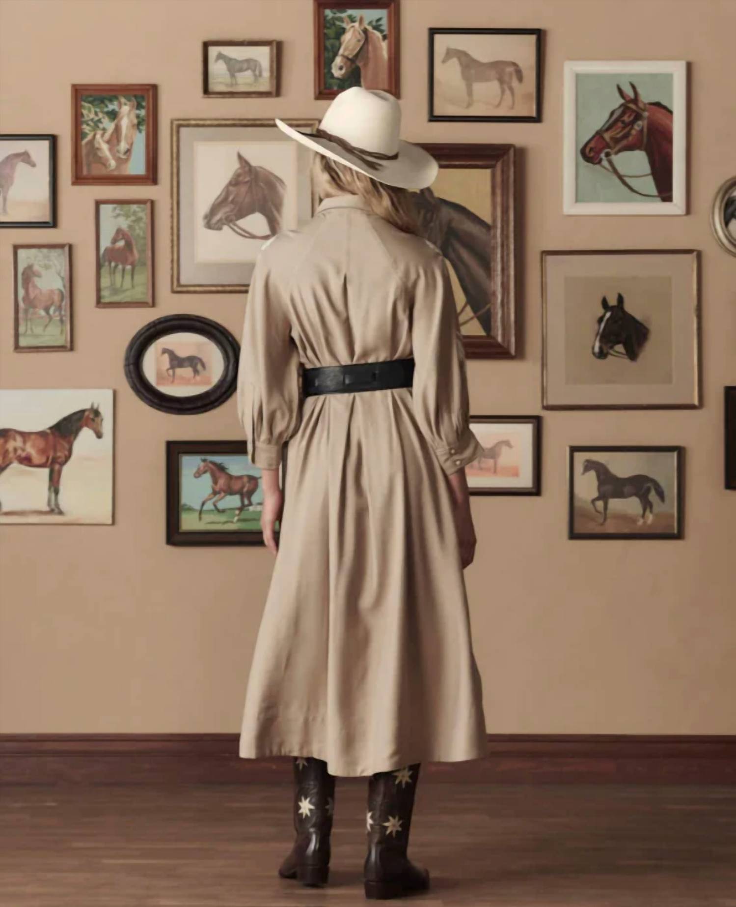 The Great. - Western Embroidered Herd Dress