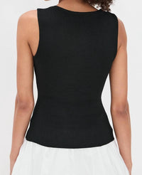Staud - Marisa Button Front Vest