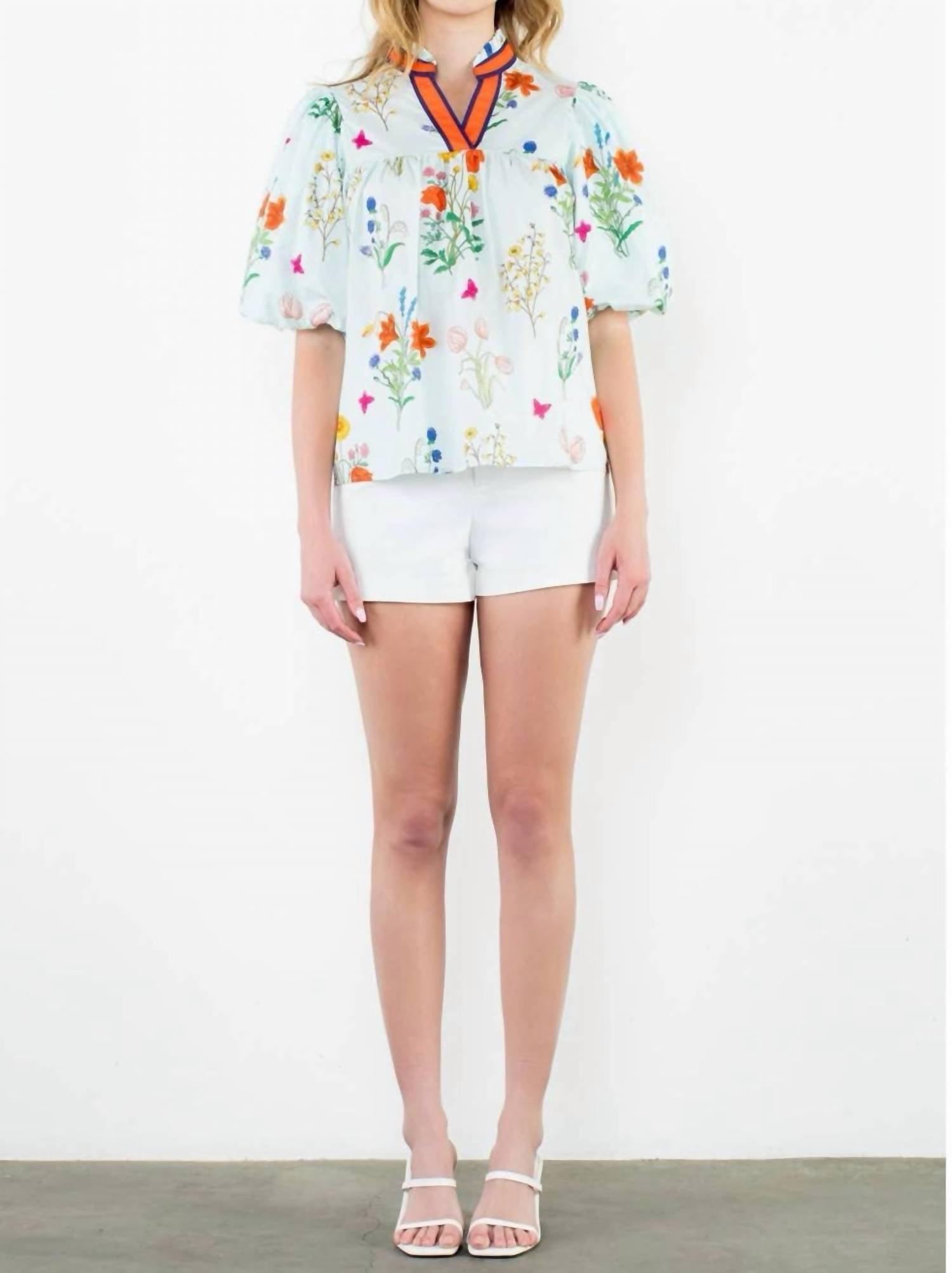 Thml - Eliza Puff Sleeve Top