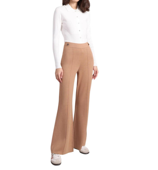 Minnie Rose - COTTON BLEND WIDE LEG PANT