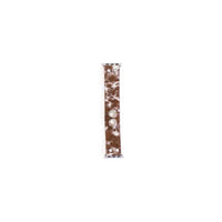 Beaudin Women's Smart Watch Band Leather & Cowhide Fur Replacement Strap in brown white - women's item