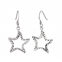 Gold & Honey - Women's Star And Swirl Drop Earrings Set
