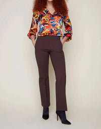 Renuar - Ponte Pull On Dress Pants