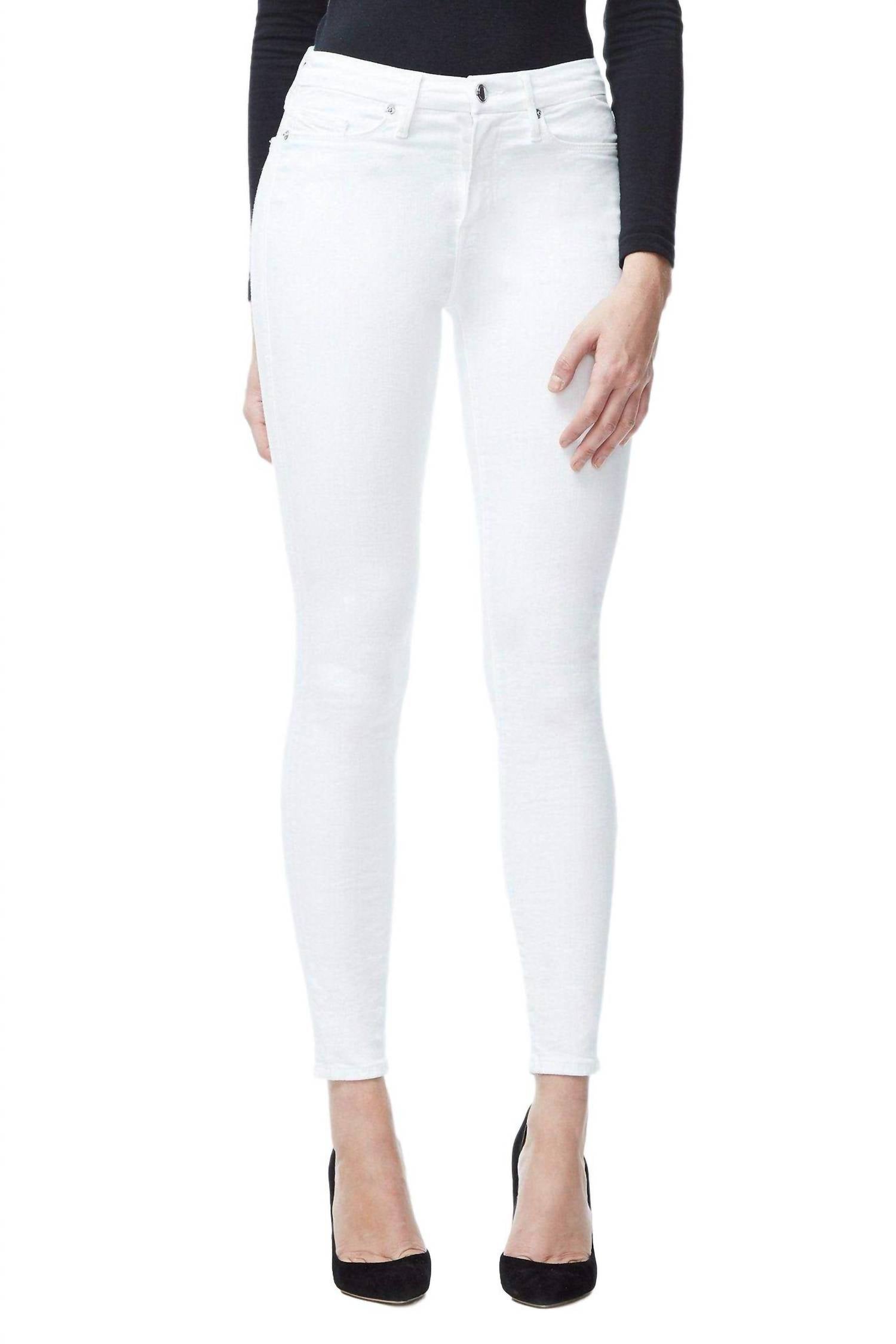 GOOD AMERICAN Women's Good Legs Jean in white - women's jeans