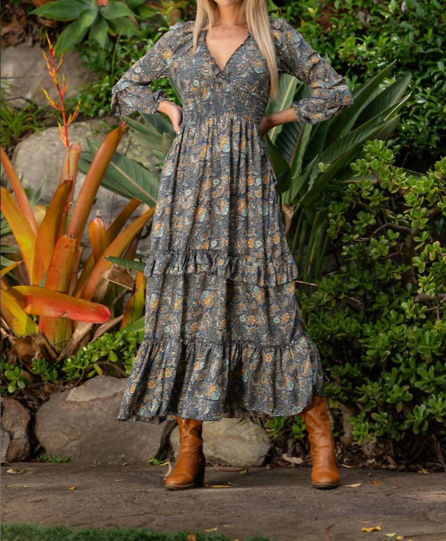 Cienna - Twilight Boho Maxi Dress – Snagged & Bagged