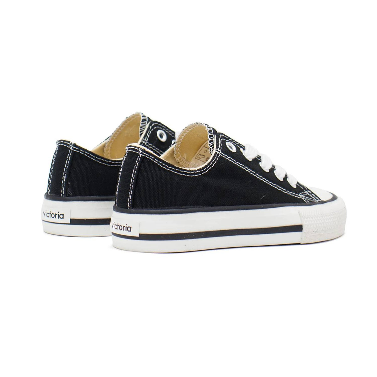 Victoria - Boy's Tribu Canvas Low Top Lace-up Sneakers