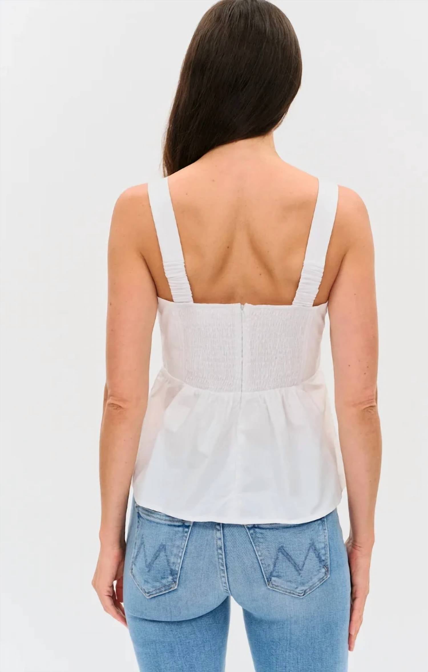 Six/Fifty - Vienna Poplin Shirting Tank