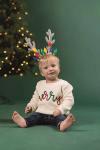Mudpie - Kids Merry Toddler Sweater