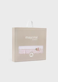 Mayoral - Floral Trim Blanket