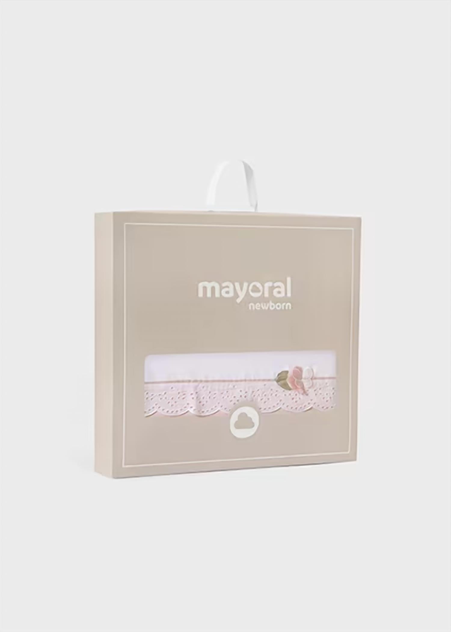 Mayoral - Floral Trim Blanket