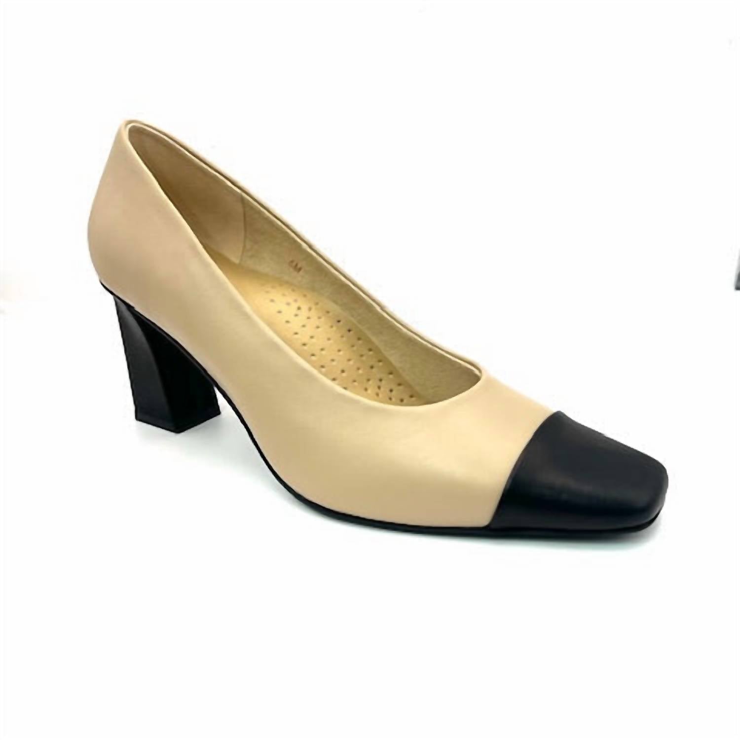 VANELi Women's Fadela Block Heel Pumps in pudding - women's heels