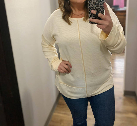 Gigio - Soft Knit Long Sleeve Top