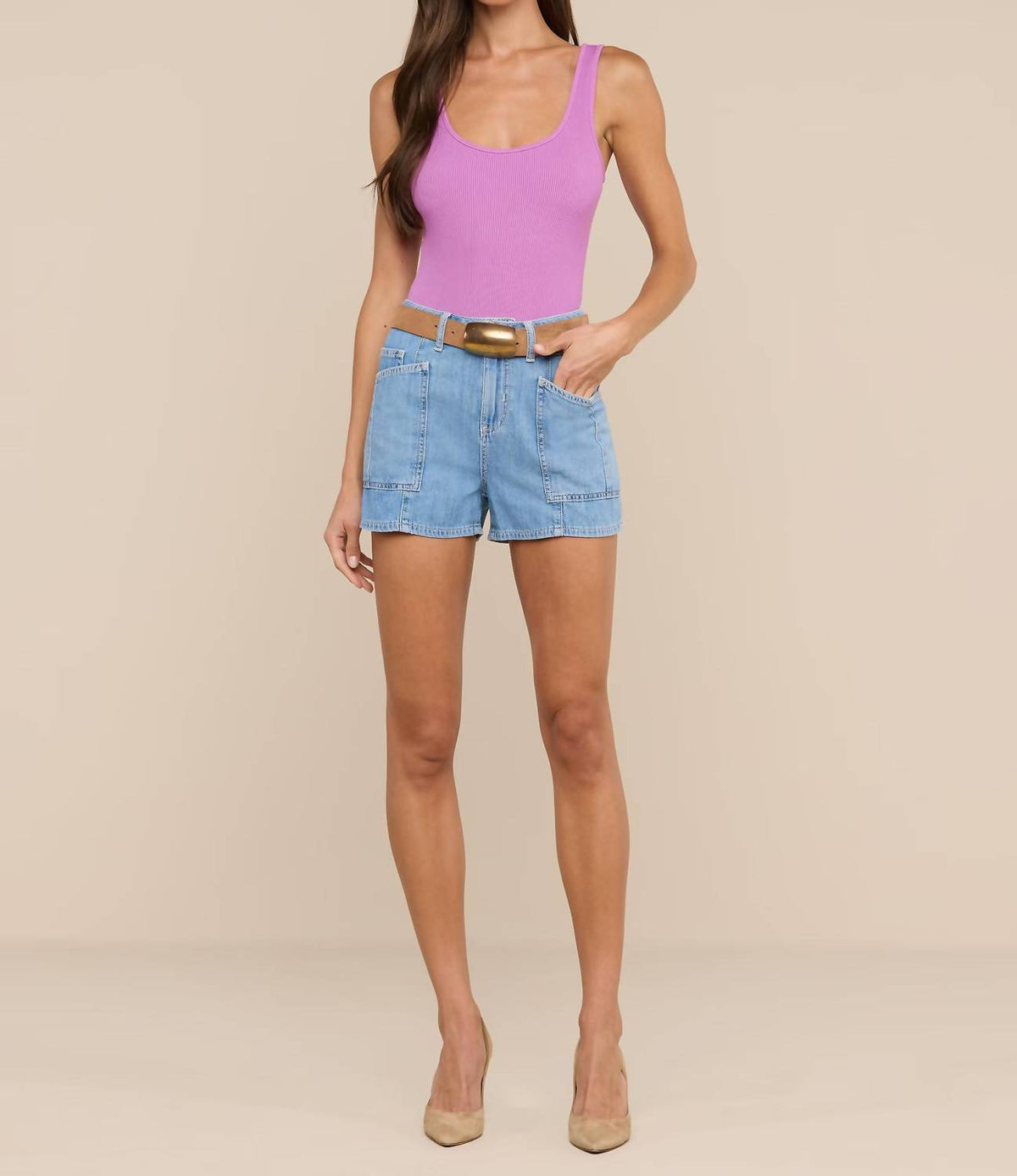 L'Agence - Women's Nica Scoopneck Bodysuit
