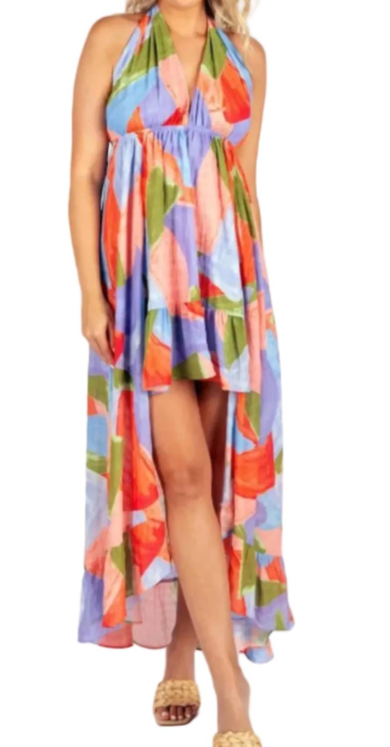 Meet Me In Santorini - Coastline Dress