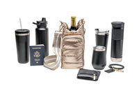 WanderFull Women's Durable Nylon Hydrobag in gold - women's bag - detail view