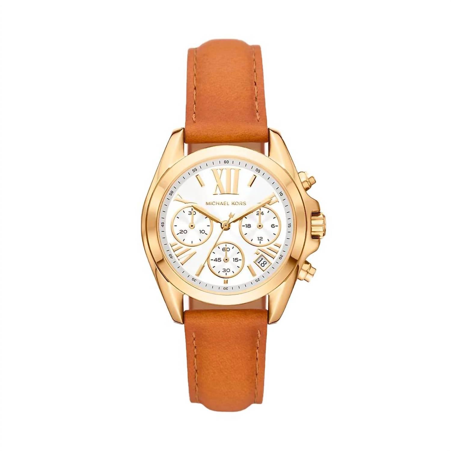 Michael Kors - Women's Bradshaw Chronograph Leather Watch